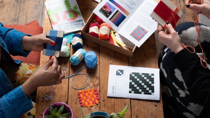 Off-Loom Weaving w Sarah-May Johnson - Option 2 - Photo by Hayley Salter