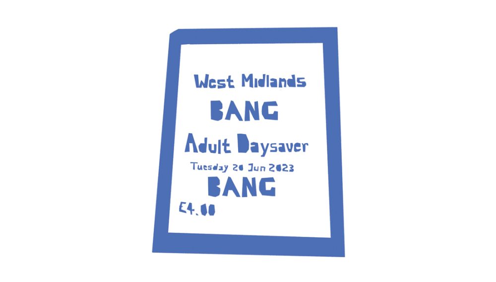 Transport for West Midlands Daysaver Bus Ticket